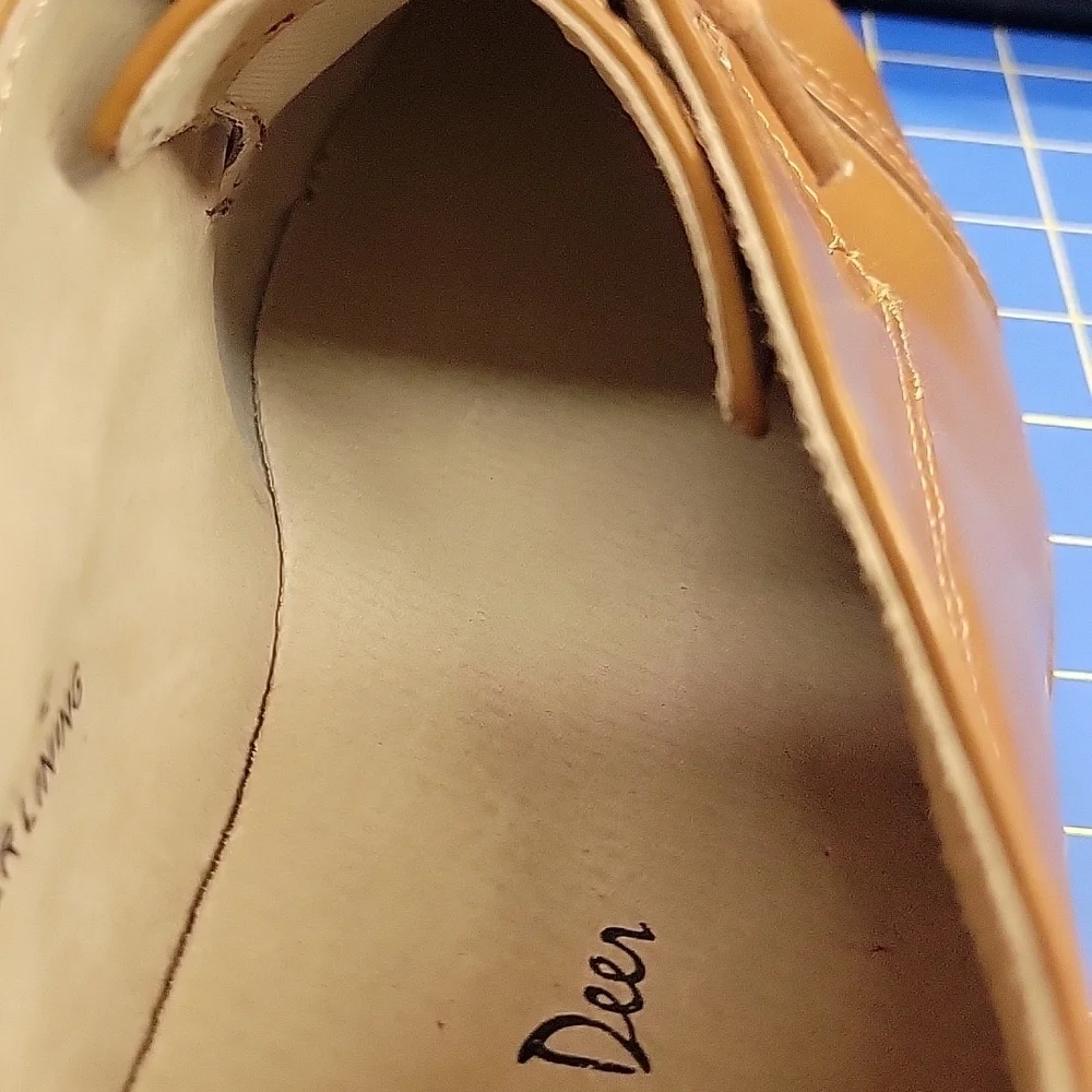 Flying Deer Leather Lining Men's Shoes Brown Size 12 Marin-1